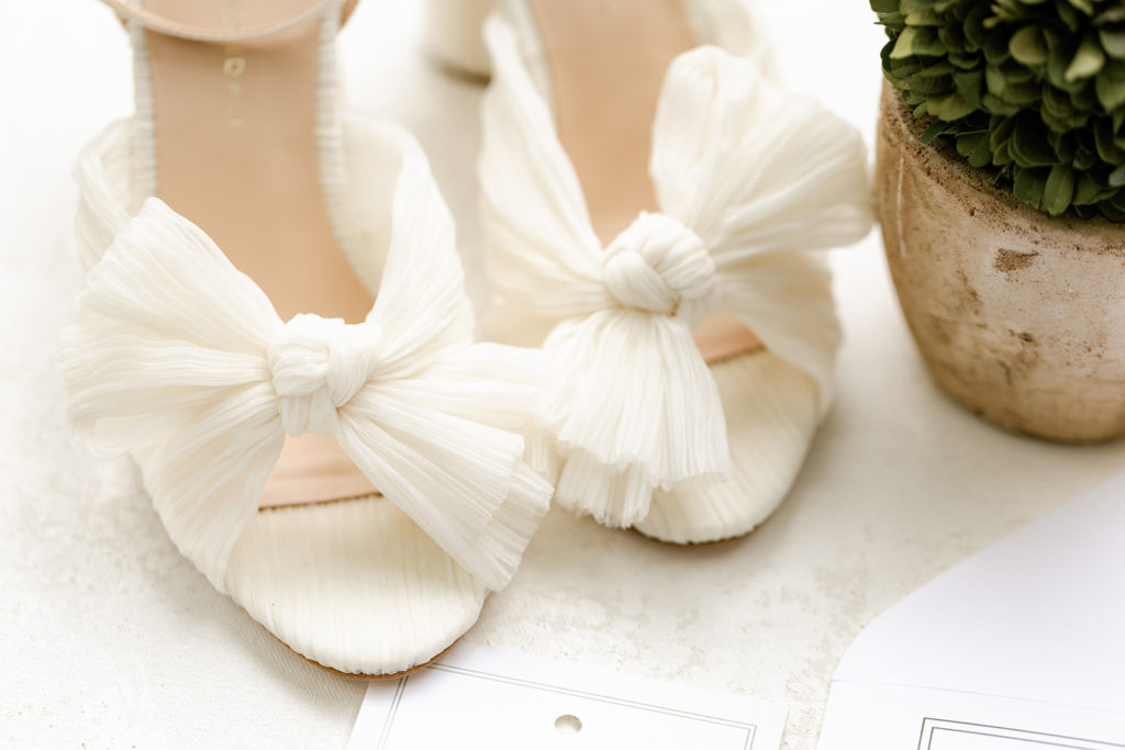 Wedding shoe details